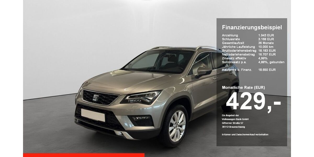 Seat Ateca 87.400 km 17.450 &euro; Regensburg 93055