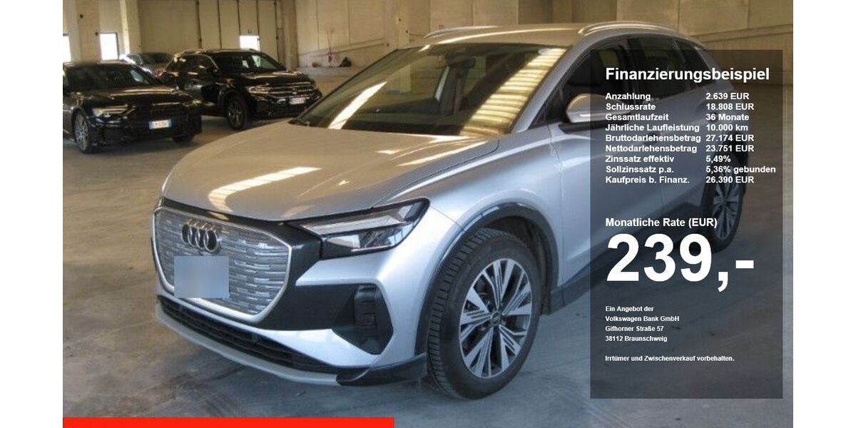 Audi Q4 e-tron 41.680 km 25.690 &euro; Regensburg 93055