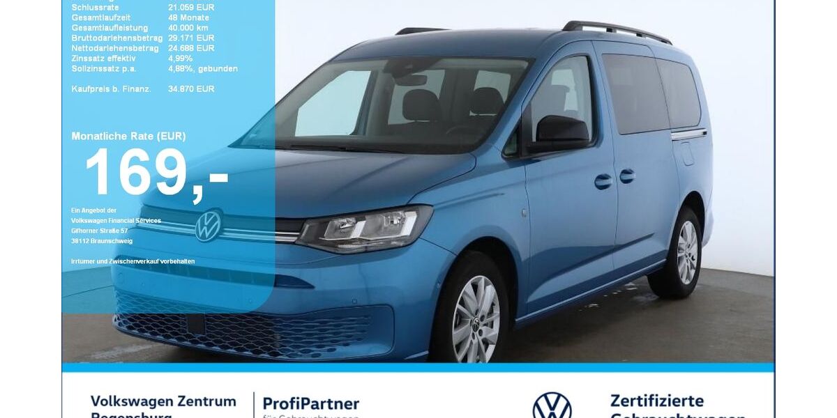 VW Caddy Maxi 9.300 km 33.970 &euro; Regensburg 93053