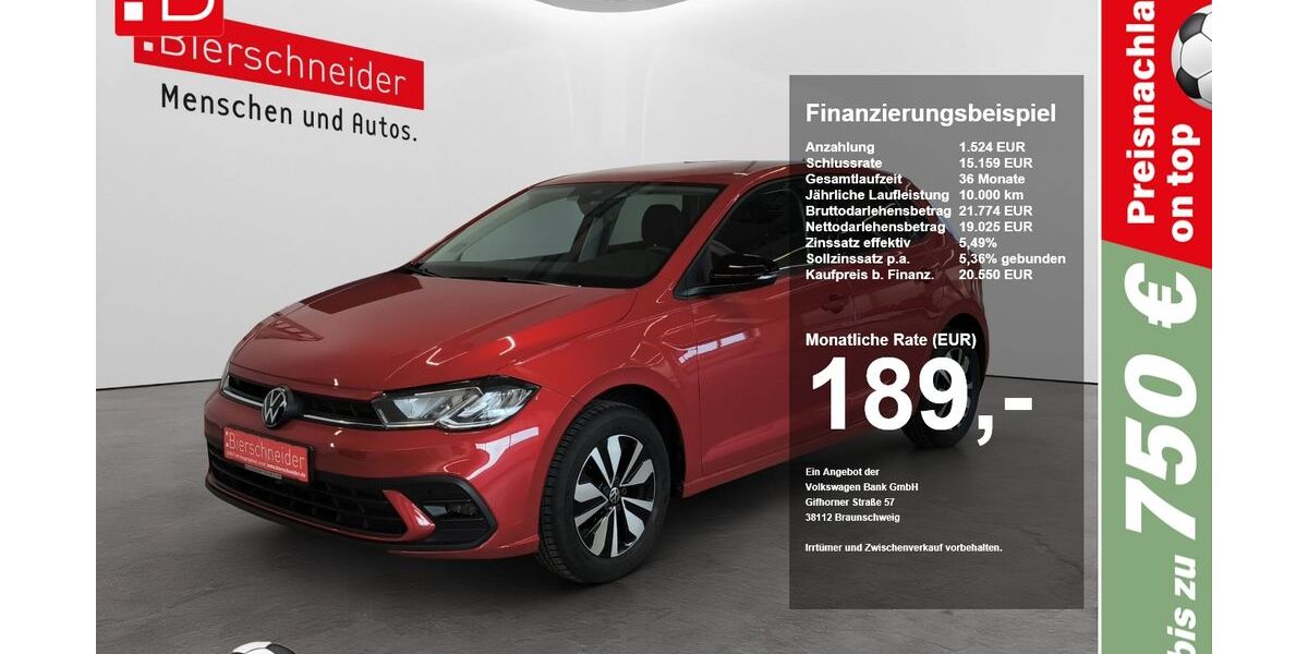 VW Polo 21.200 km 18.730 &euro; Regensburg 93055