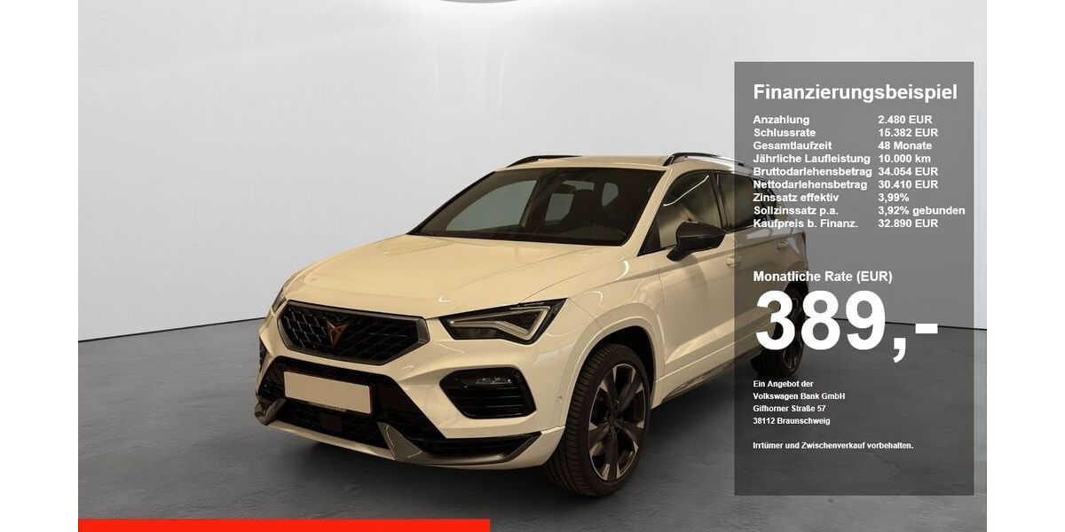 Cupra Ateca 37.276 km 30.890 &euro; Regensburg 93055