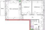 Etagenwohnung Regensburg Das Dörnberg - 3 Zimmer, 75 m&sup2;, 2.200&euro; | Angebot:19063438