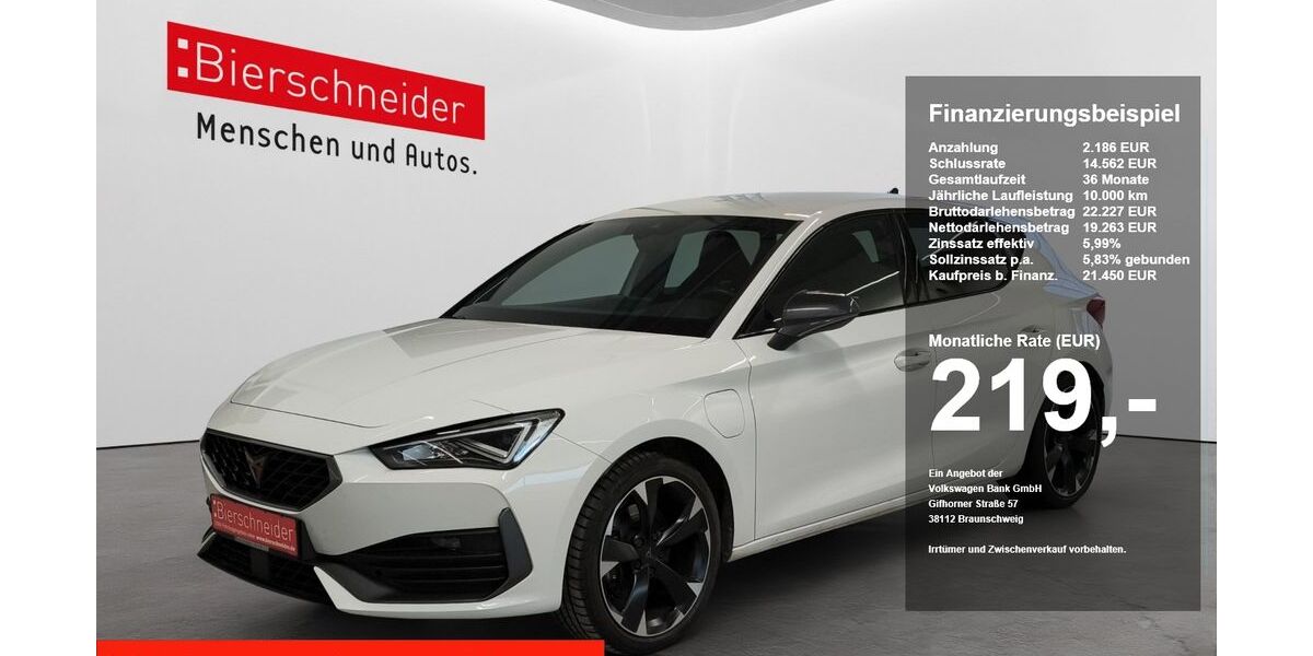 Cupra Leon 52.110 km 21.450 &euro; Regensburg 93055